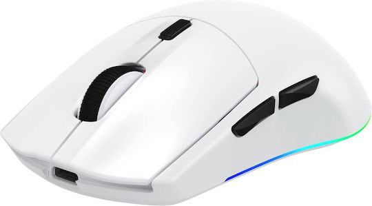 White Shark Cador Безжично RGB Геймърско мишка 10000 DPI Бяло