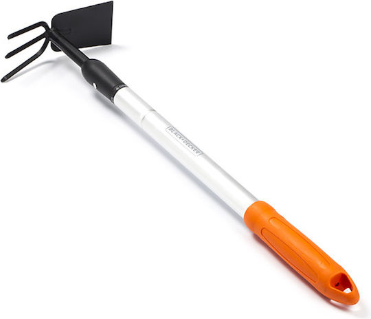 Telescopic Hand Cultivator Black & Decker Steel 66-101 Cm Black Orange 871125223531