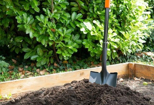 Φτυάρι Black & Decker Μυτερή Κεφαλή 148 Cm Black Orange 871125223444