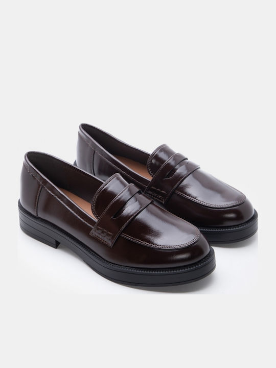 Women's Moccasins In Brown Colour