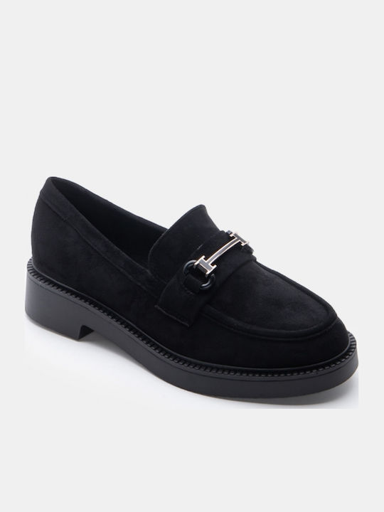 Women's Loafers In Black Color