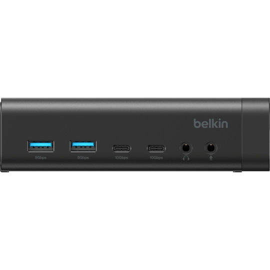Belkin Connect 14-in-1 Dock / USB-C Docking Station με HDMI/DisplayPort 4K PD Ethernet και σύνδεση 2 Οθονών