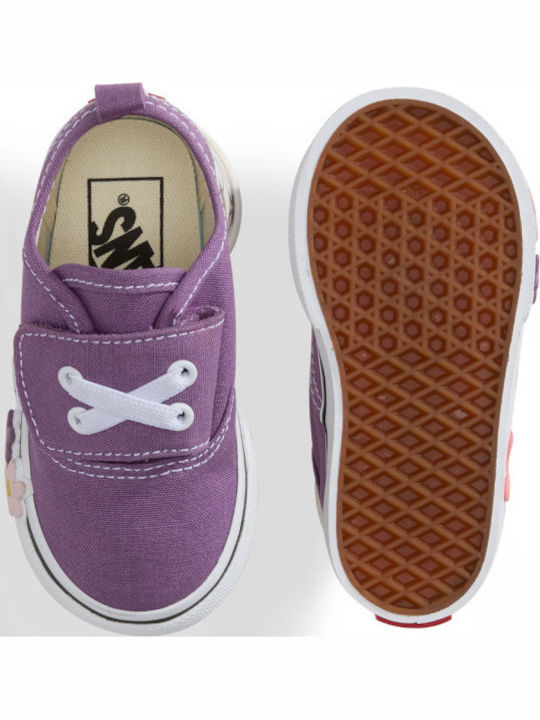 Authentic Elastic Kids Sneakers Purple