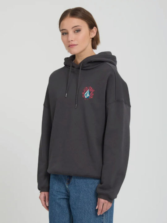 Radical Daze Long Women's Hooded Sweatshirt Black