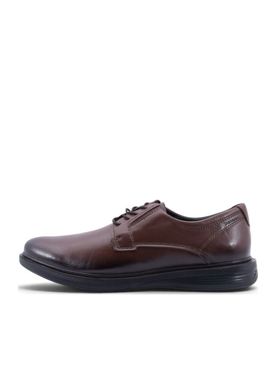 Leather Men's Casual Shoes Brown