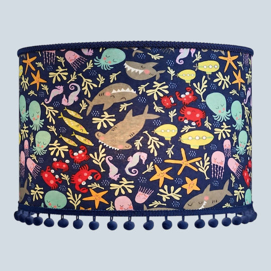 Single-Light Kids Ceiling Hanging Light with E27 Socket 35x20cm