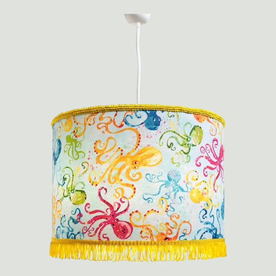 Single-Light Kids Hanging Ceiling Light with E27 Socket 35x20cm