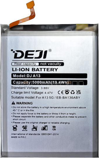 Samsung Servicepack Battery Ebba136aby Μπαταρία Αντικατάστασης 4900mAh για Samsung Galaxy A13 5G