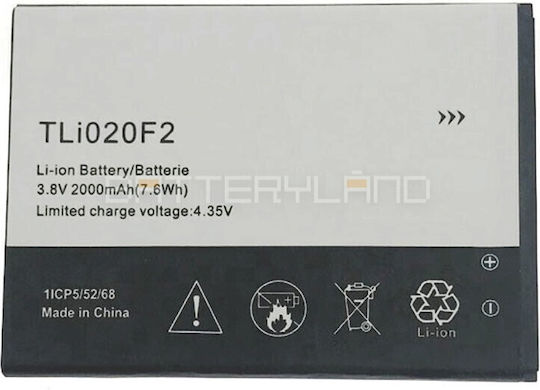 Alcatel TLi020F2 Replacement Battery 2000mAh for 7040T