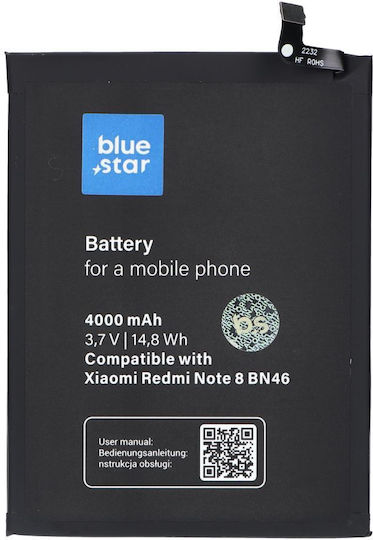 Blue Star Συμβατή Μπαταρία Αντικατάστασης 4000mAh για Redmi Note 8