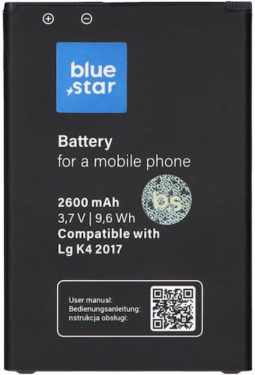 Blue Star Kompatibler Ersatzakku 2600mAh für LG K4 2017
