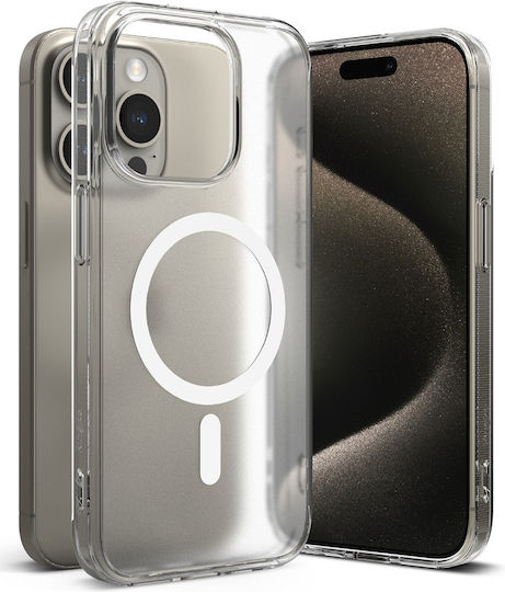 Ringke Fusion Magnetic Back Cover Σιλικόνης / Πλαστικό 2mm Matte Clear (iPhone 15 Pro Max)
