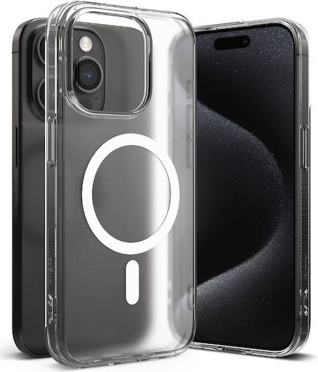 Ringke Fusion Magnetic Back Cover Σιλικόνης / Πλαστικό 2mm Matte Clear (iPhone 15 Pro Max)