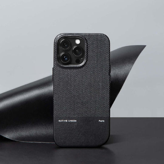 Native Union Back Cover Plastic Black (iPhone 15)
