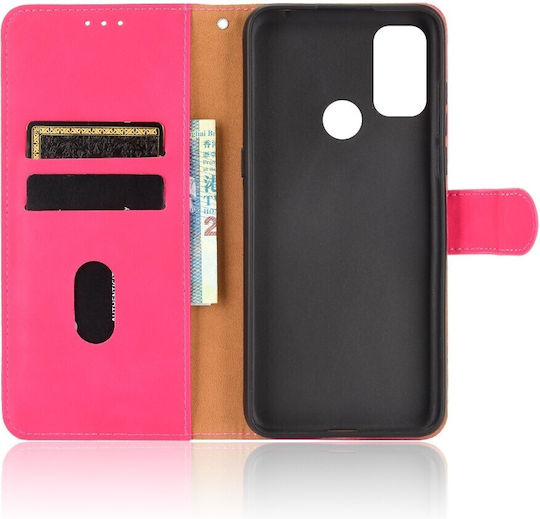Solid Color Skin Feel Книга Пластмаса Фуксия (Alcatel 1S 2021)