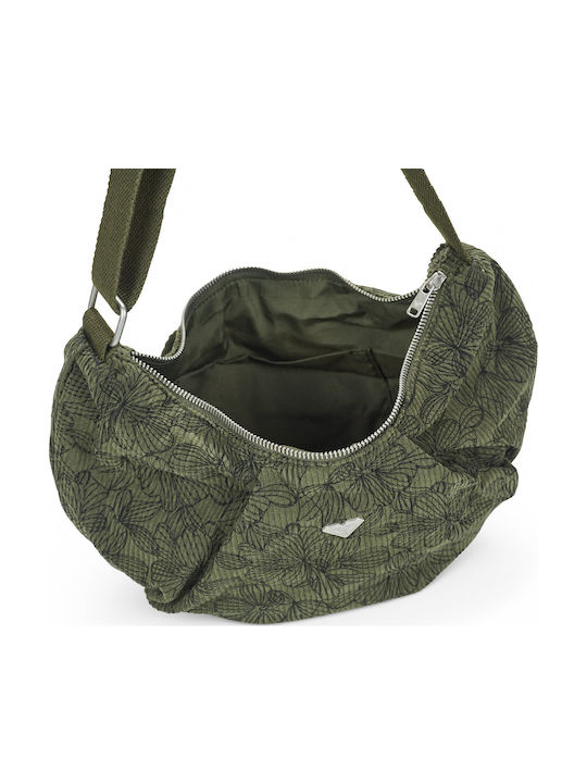 Printed Women's Crossbody Bag Green
