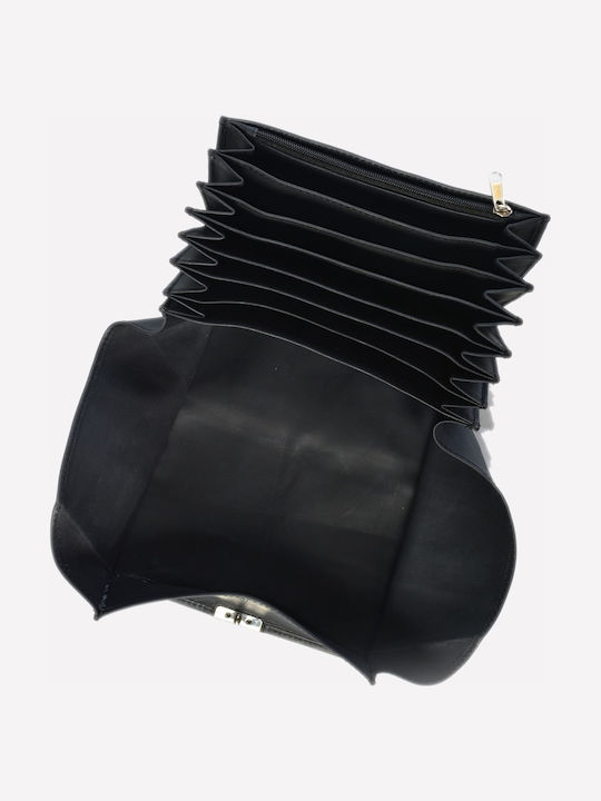 Portofel bărbătesc din piele Negru