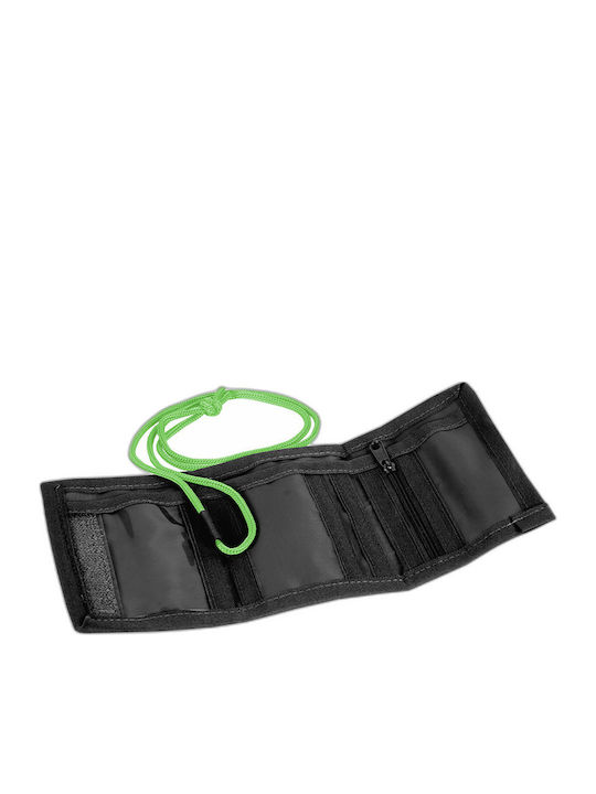 Paso Kids Wallet for Coins with Velcro Black