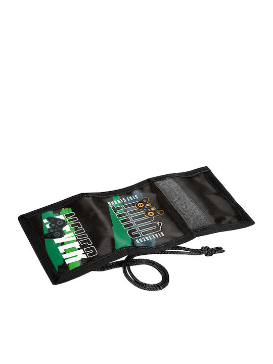 Paso Kids Coin Wallet with Velcro Black