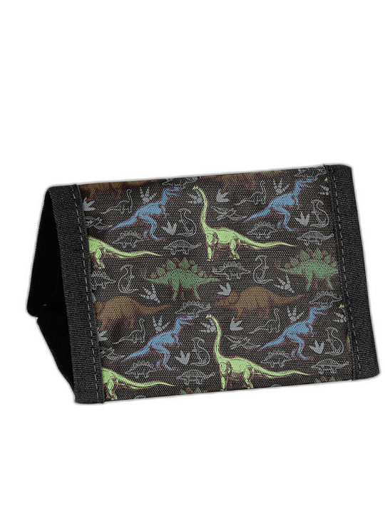 Paso Kids Coin Wallet with Velcro Black
