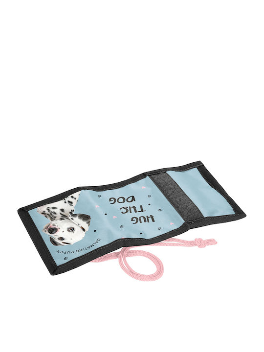 Paso Kids Wallet for Coins with Velcro Black