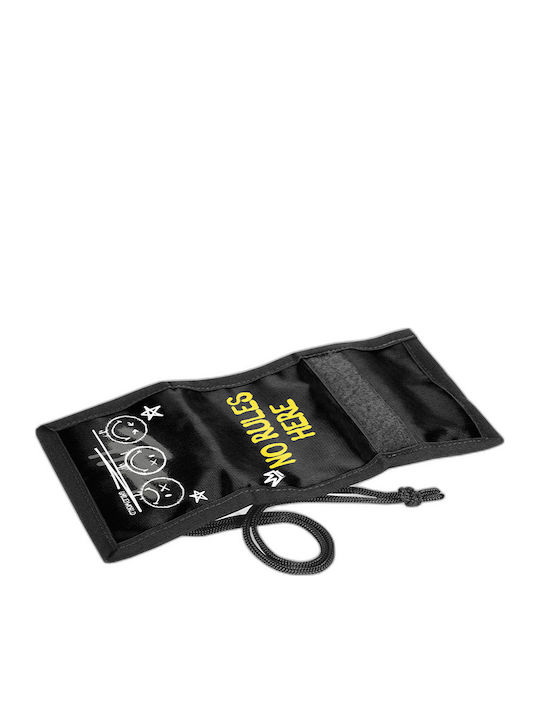 Paso Portofel Pentru Copii Pentru Monede Cu Velcro Negru
