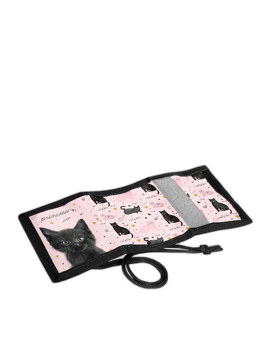 Paso Kids Coin Wallet with Velcro Black