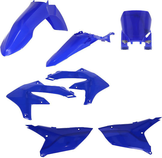Set de Plastic Cycra 1cyc-9435-62 Yamaha Yz 450 F 23-24 Yamaha Yz 250 F 24 Albastru