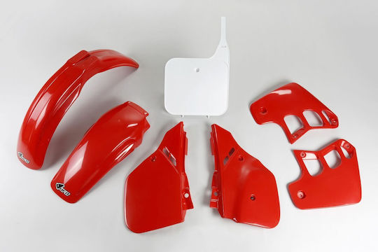 UFO Motorcycle Plastic Set for Honda CR 250 Red 1pcs