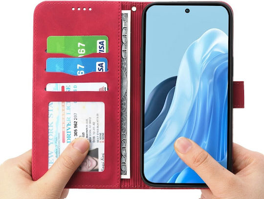 Dierfeng Husa Portofel Roșie Oppo Reno15 5g