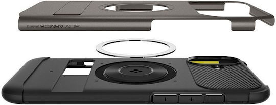 Spigen Back Cover Σιλικόνης Γκρι (iPhone 16)