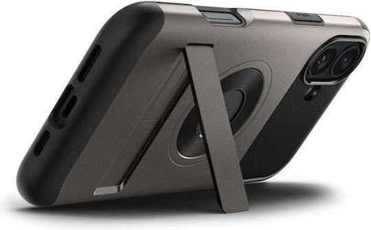 Spigen Back Cover Σιλικόνης Γκρι (iPhone 16)