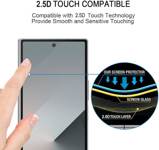 Samsung Galaxy Z Fold7 5g Silk Full Coverage Hd Tempered Glass
