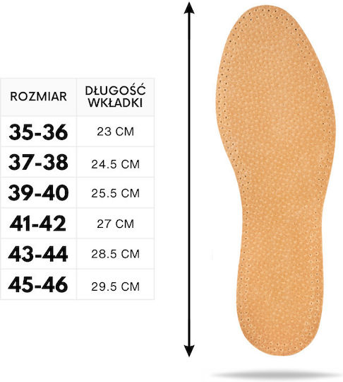 Paolo Peruzzi Leder Anatomische Einlegesohlen Schuhe 04W3738 2 Stück