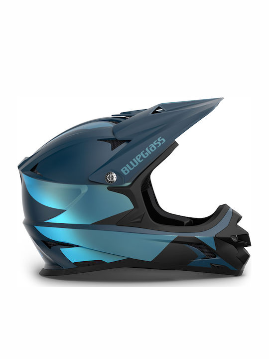 Bluegrass Vollgesicht Fahrradhelm Berg Blau Bluegrass Vollgesicht Fahrradhelm Berg Blau