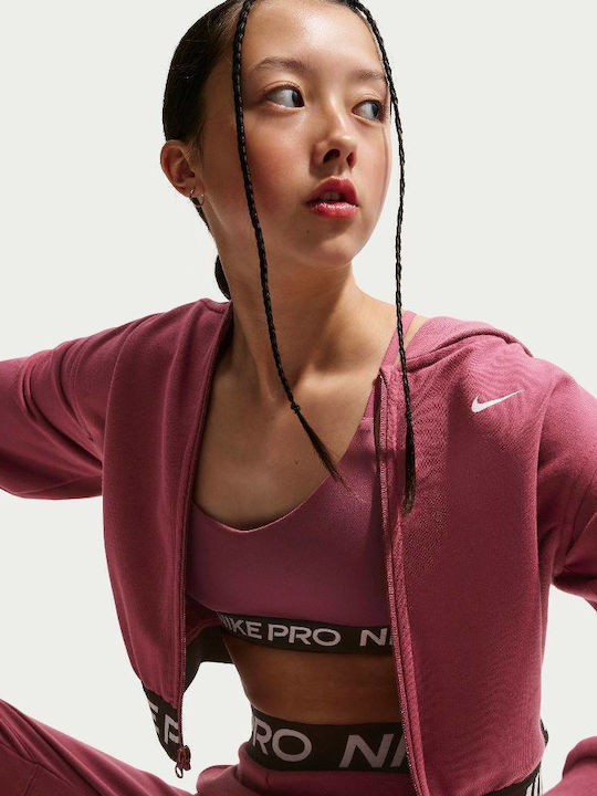 Nike Indy Παιδικό Μπουστάκι Pink Smoke
