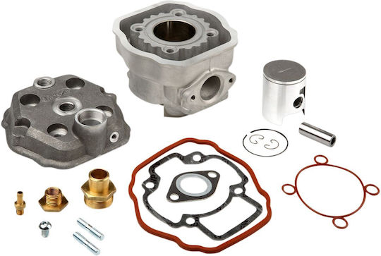 Airsal Aluminum Cylinder Piston 47.60mm 70 Cc 010621476 Aprilia Sr Lc 05-17 Nrg Dt Ac 05-14 Derbi Gp1 02-05 Piaggio Quartz 50 92-96 Zip Sp 96-00 Kit