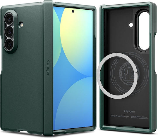 Spigen Tough Armor Pro Magsafe Back Cover Πλαστικό / Σιλικόνης Πράσινο (Galaxy Z Fold8 Ultra)