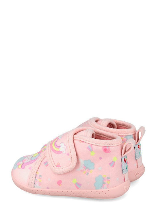 Anatomische Kinderhausschuhe Stiefel Rosa