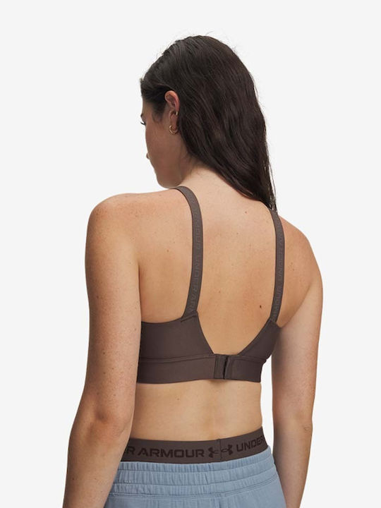 Infinity Mid Bra Damen Sport-BH Braun mit Futter
