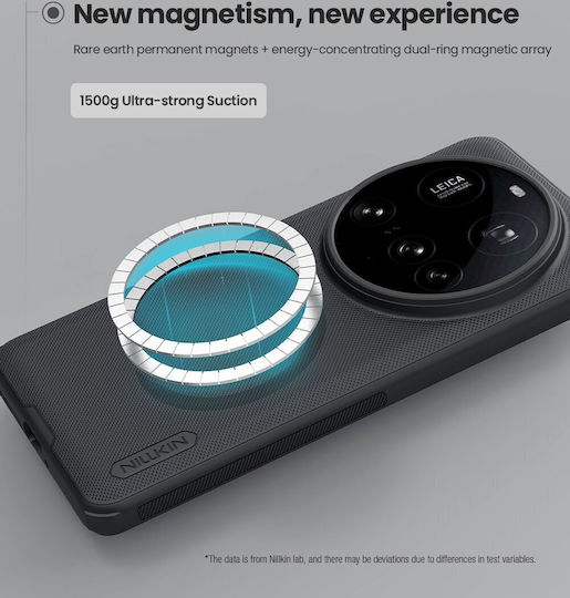 Nillkin Super Frosted Pro Magnetic Back Cover Πλαστικό / Σιλικόνης Μαύρο (Xiaomi 15 Ultra)