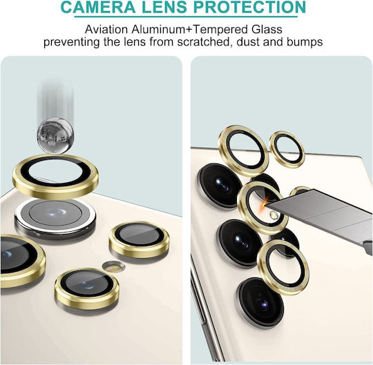 Metal Camera Lens Samsung S23 Plus Gold Oem