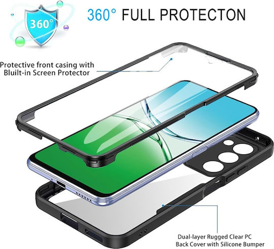 360 Full Cover 1.25mm Μαύρο (Oppo A5 4G, SKYDDAR INNOVATION)