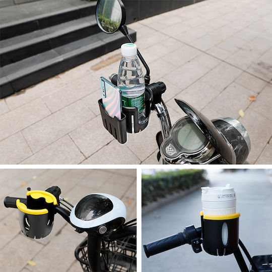 Fahrradkoffer mit Flaschenhalter mit 360-Grad-Verstellknopf