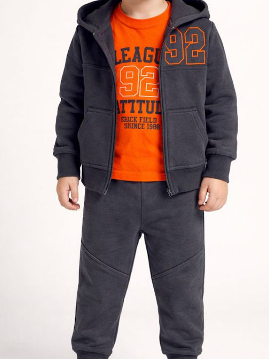 Kids Sweatpants Set Grey 3 Pieces