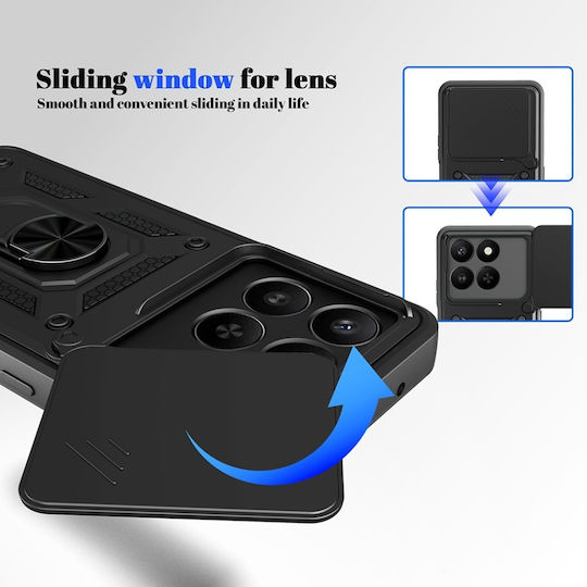 Magnetic Back Cover Auriu (Honor X5C Plus)