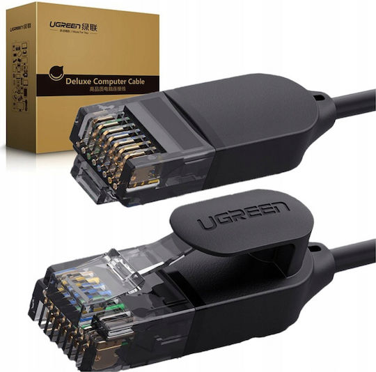 Ugreen U/UTP Cat.6a (Gigabit) Καλώδιο Δικτύου Ethernet 2m Μαύρο