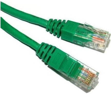 Cablexpert U/UTP Cat.5e (Gigabit) Καλώδιο Δικτύου Ethernet 0.5m Πράσινο