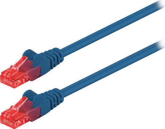 Goobay U/UTP Кат.6 (Gigabit) Мрежов Кабел Ethernet 0.5м Син