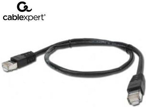 Cablexpert U/UTP Cat.5e (Gigabit) Καλώδιο Δικτύου Ethernet 1m Μαύρο